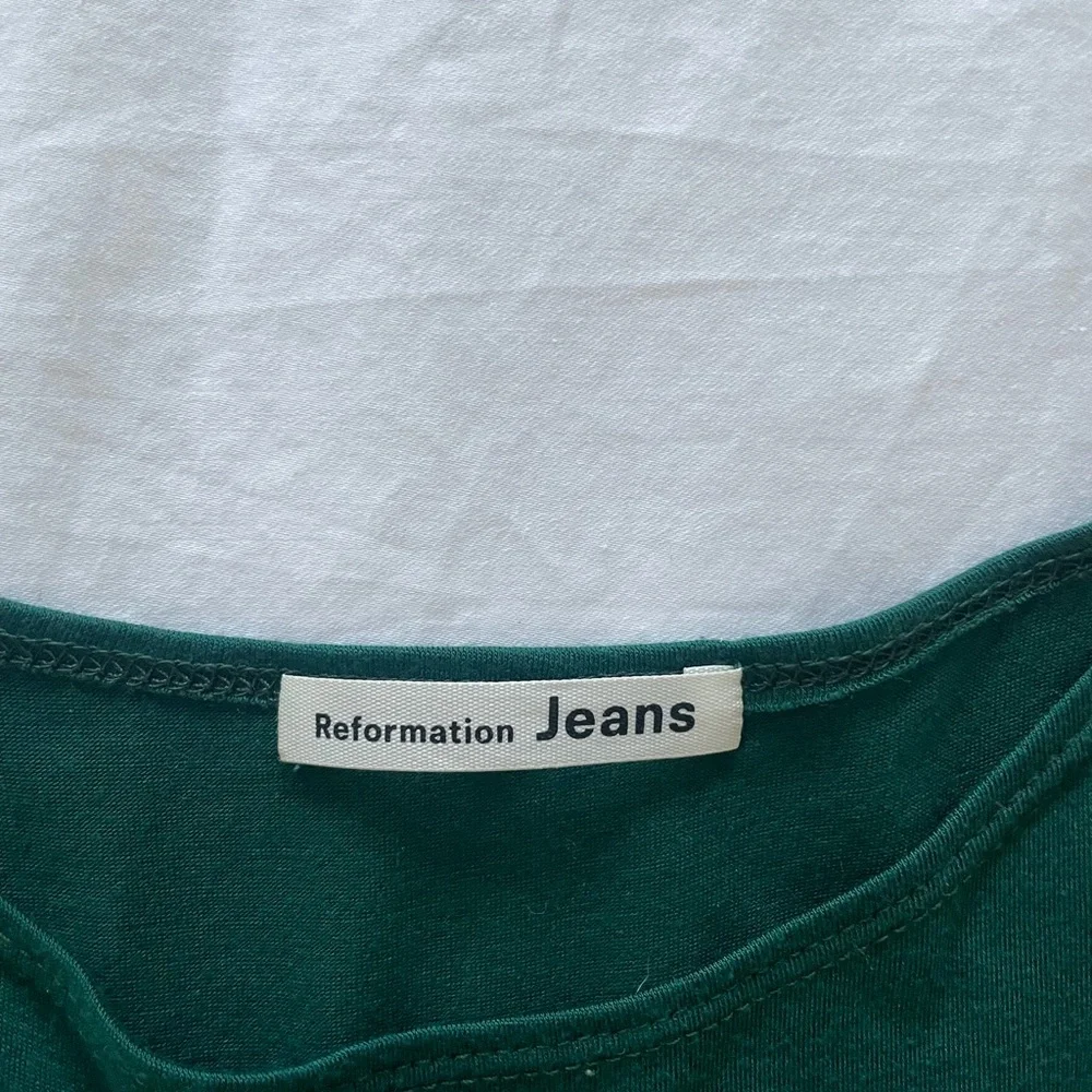 Reformation Rou Knit Dress – Emerald green - Picture 5 of 6